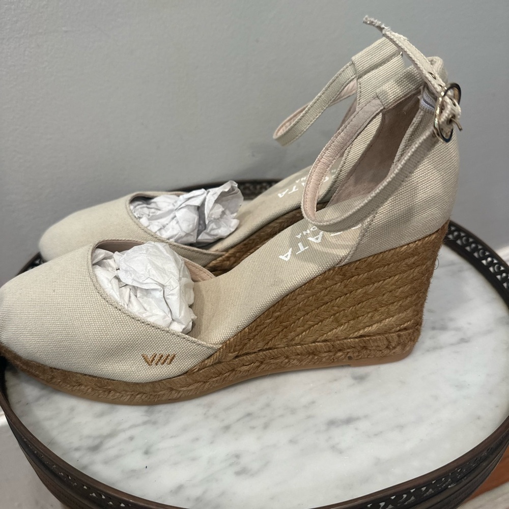 NWOT Viscata Barcelona espadrille wedges - Picture 7 of 10